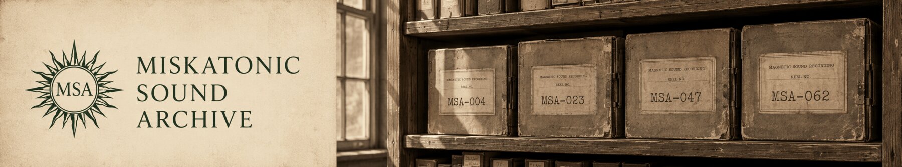 The Miskatonic Sound Archive